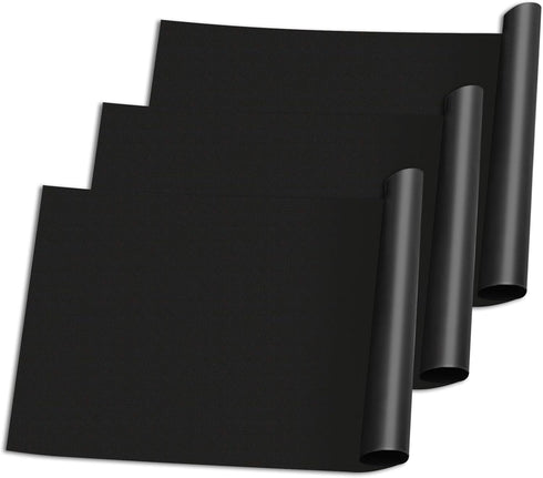 Large Oven Liners for Bottom of Oven, 3 Pack Heavy Duty Oven Mat Set, Thick Oven Liners for Bottom of Electric Oven, Reusable Oven Protector Liner...