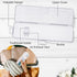 Toothbrush Case 2 Packs, Transparent Toothbrush Travel Case, Plastic Toothbrush Holder Travel Size, 7.87 x 2.36x 1.18 inches Portable Toothbrush C...