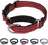 Martingale Dog Collars Reflective Nylon Dog Collar with Quick Release Buckle Adjustable Training No Slip Dog Collar (X-Small, Red)...