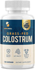 Colostrum Supplement 2 Month Supply, Grass Fed Bovine Colostrum, Colostrum Powder Capsules...