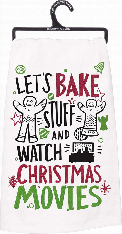 Primitives by Kathy Winter Holiday Dish Towel (Christmas Movies)...