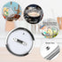 Duxtop Cookware Glass Replacement Lid (Exterior Diameter: 6-3/4inch, Interior Diameter: 6-1/4inch)...