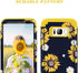 Fingic Galaxy S8 Case, Samsung Galaxy S8 Case Sunflower 3 in 1 Heavy Duty Hybrid Hard PC Soft Silicone Rugged Bumper Anti Slip Full-Body Shockproo...