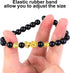 Hicarer 6 Pieces Pixiu Feng Shui Bracelets Bulk Chinese Dragon Charm Bracelets Luck Beaded Decorations for Men Women...