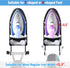 Ironing Board Hanger Wall Mount Ironing Holder Heat Resistant Iron Hanger with Iron Board Rack for Max 5 Inch Width (Black)...