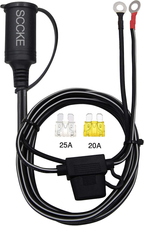 6FT 14AWG Adapter Plug Socket with Eyelet Terminal...