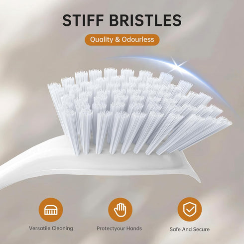 Amazer Dish Brush, 2 Pack Dish Scrubber with Handle, Kitchen Dishwashing Brushes, Scrub Brush with Stiff Bristles for Cleaning, Sink, Pots, Pans (...