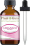 Plant Guru Geranium Essential Oil 2 oz 100% Pure Undiluted Therapeutic Grade...