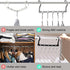 Closet Organizers and Storage,8 Pack Stronger Space Saving Hangers Clothes Hanger with 5 Holes Closet Storage for Heavy Clothes,Magic Home Organiz...