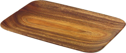 Acaciaware 10.5-by 7.25-by .75-Inch Acacia Wood Rectangle Serving Tray, 1 EA...