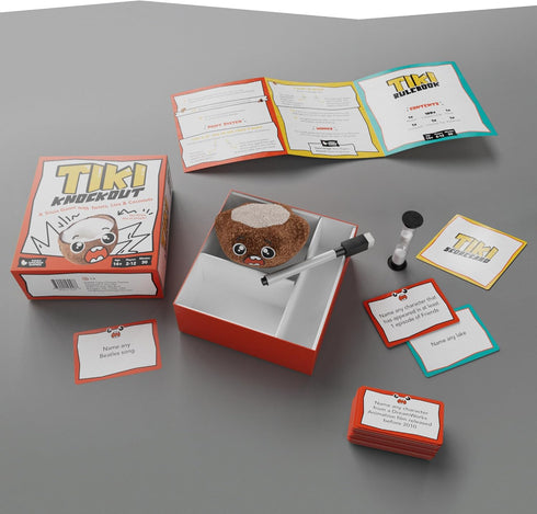Tiki Knockout: Bluff Your Way to Victory – Team Building & Party Board Games – Bluffing Trivia Game for Friends & Family Game Night...