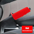 1 PC Car Handbrake Cover, Silicone Decorative Cover, Wave Shaped Handbrake Protector, for Car Brake Levers (Red)...