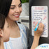 Magnetic Dry Erase White Board Sheet for Fridge 12x8 in, with Stain Resistant Technology, includes 3 Markers and Big Eraser with Magnets, Small Re...