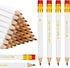 Crtiin 50 Pcs Wedding Pencils for Bridal Shower Half Pencils with Eraser Game Pencils Mini Golf Pencils 4 Inch Short Pocket Pre Sharpened Pencil f...