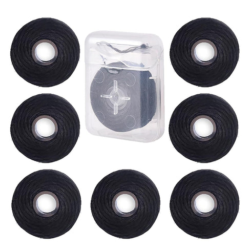 8Pcs/Pack Bamboo Charcoal Dental Flosser Mint Flavor Dental Floss Built-in Spool Flat Wire Replacement Core Dental Floss 50M Each(Comes with a Box...