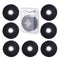 8Pcs/Pack Bamboo Charcoal Dental Flosser Mint Flavor Dental Floss Built-in Spool Flat Wire Replacement Core Dental Floss 50M Each(Comes with a Box...