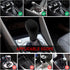 2 PCS Car Gear Shift Head Cover, Comfortable Handle Handbrake Shifter Cover, Anti-Slip Auto Knob Gear Stick Protector, Replacement Decorative Acce...