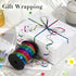500 Yard Rainbow Ribbon, Rainbow Curling Ribbon, Metallic Shiny Curling Ribbon for Gift Wrapping, Balloon String, Balloon Ribbon, Laser Curly Ribb...