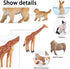 RCOMG 24 PCS Small Animal Toys Set: Farm Animal Toys & Forest Animal Figures, Realistic Animal Figurines Cake Topper Party Favor for Kids Toddlers...