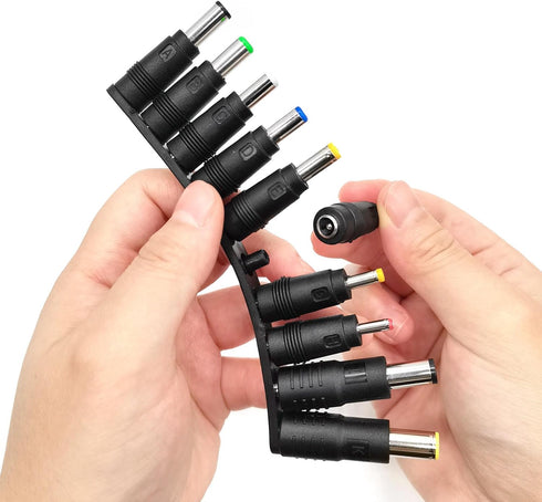10pcs DC Connector Jack Power Socket Universal DC Barrel Jack Adapter Compatible for Lenovo, Dell, HP, Asus, Acer, Toshiba, Sony Laptop Charger Po...
