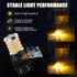 iBrightstar 3157 LED Bulb Amber, 3157a LED Turn Signal Bulbs Super Bright for Rear Front Blinker Lights and Turn Signal Lights, 2 Pack...