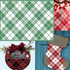 Alinacutle Plaid Block Silkscreen Stencil,Reusable Self-Adhesive Silk Screen Printing, for Printing on Wood/Fabric/Paper, Home Decoration, Christm...