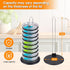 Tumbler Lid Organizer,Cup Lid Organizers Inside Cabinet,2PC Detachable Stacking Lid Holder,Space-Saving Design Lid Rack for Kitchen Cabinet and Co...