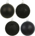 Vickerman 2.75" Black 4-Finish Ball Ornament Assortment - 20 per Box - Matte, Shiny, Glitter, Sequin - Reliable and Durable - Perfect Christmas Or...