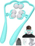 Upgrade Neck Massager, Neck Massager for pain relief deep tissue, 6 Balls Massage Roller,Manual Neck Massager, Shoulder Massager, Handheld Neck an...
