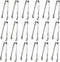 18PCS Mini Tongs for Appetizers, 5Inch Serving Tongs, Ice Tongs Appetizer Tongs, Small Tongs for Serving Food, Kitchen Utensils for Sugar Cubes, C...