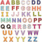 52Pcs Alloy Enamel Letter Shape Beads, Capital Alphabet 2 Sets of A-Z Charm Beads for DIY Bracelet Necklace Jewelry Making...