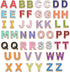 52Pcs Alloy Enamel Letter Shape Beads, Capital Alphabet 2 Sets of A-Z Charm Beads for DIY Bracelet Necklace Jewelry Making...