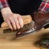 2 Pcs Shoe Brush, Boot Brush, Horsehair Brush Shoe Kit Shoe Cleaning Brush Polish Brush Shoe Cleaner Brush Leather Cleaning Brush Shoe Shine Brush...