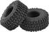 4PCS HIRCQOO 1.0" SCX24 Rubber Crawler Mud Terrain Micro Rubber Tire Compatible with Axial 1/24 Gladiator Bronco B17 C10 JLU Deadbolt RC Crawler C...