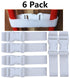French Door Fridge Lock Multi-Functional Magic Buckle Baby Cabinet Lock forRV Cable Tie Best Gifts for Child Safety Products (White, 14)...