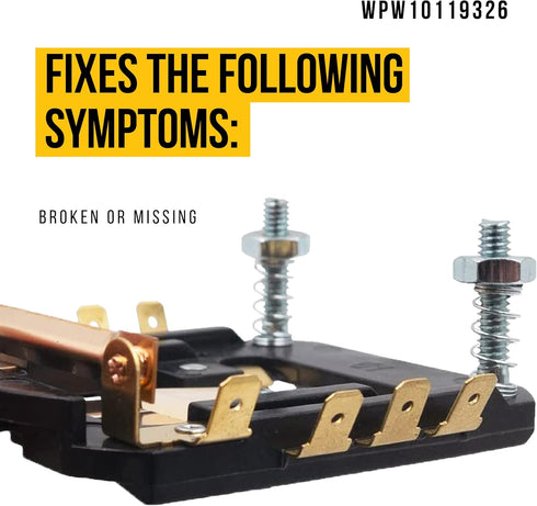 WPW10119326 W10119326 Speed Control Plate - Compatible Whirlpool KitchenAid Mixer Parts - Replaces AP6015292 4176137 PS11748567 - Made of Durable ...