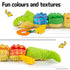 Infant Baby Musical Stuffed Animal Activity Soft Toys with Teether, Multi-Sensory Crinkle, Rattle and Textures, for Tummy Time Newborn 0-3-6-12 Mo...