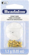 Beadalon Crimp Tubes, Size #2, Gold Color, 1.5 g, Approx. 46 pc...