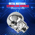 1 PC Car Modified Gear Shift Head, 1.68" x 2.67" Alloy Cool 3D Skull Shape Shift Knob with LED Light, Unique Personalized Accessories, Suitable fo...