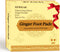 2 in 1 Ginger Foot Pads, 40Pads Tear and Use, Premium Natural Ingredients Ginger Powder, Bamboo Vinegar FootPads with ''Stay in Place'' Adhesive P...
