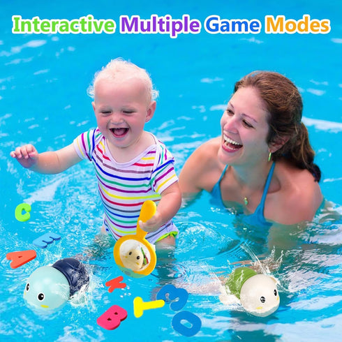Bath Toys for Toddlers 1-3 - Mold Free Bath Toys Baby Pool Toys Toddler Age 1-2-4 Bath Toys for Infants 6-12 Months 1 2 3 4 Year Old Girl Boys Gif...
