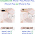 Jaholan Case for iPhone 7 Plus Bling Glitter Sparkle Rose Gold Marble Design TPU Gel Case Ultra Thin Lightweight Soft Case Cover for iPhone 7 Plus...