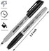 Ultra Fine Permanent Marker, 36 Pack Ultra Fine Point Black Permanent Marker set, Works on Plastic, Wood, Stone, Metal and Glass for Doodling, Mar...