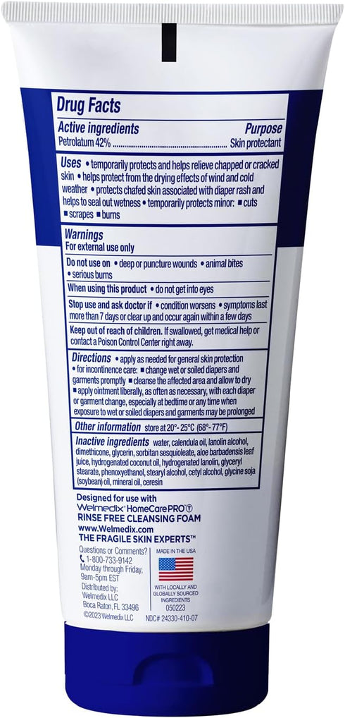 Fragile Skin Protective Ointment Hospital Grade Healing Ointment, Barrier Cream & Skin Protectant w/Calendula for Treatment of Eczema, Psoriasis, ...