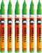 Molotow MO127232 One4All 127HS # 219 Neon Green Fluorescent Marker Pen 6 Pack...