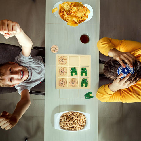 Rite Lite Passover Tic Tac Toad Game | Pesach Seder Tic Tac Toe Educational Plagues Frogs For Kids Game Night Jewish Holiday Party Hours of Fun!...