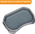 Neater Pet Brands Big Bowl - Extra Large Bowl for Cats or Small Dogs - Large Surface Area (8 Cups Capacity, Gunmetal Grey)...