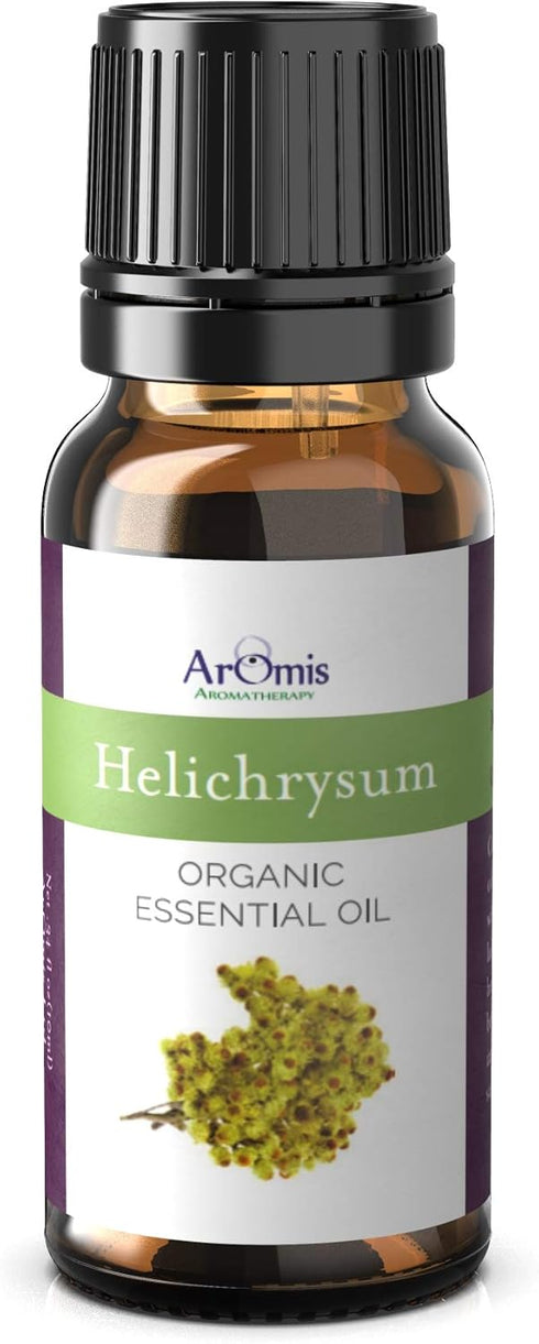 ArOmis Helichrysum Gymnocephalum Essential Oil - Organic - 100% Pure Premium Grade Oil - 10mL (.34 Fl Oz) - for Aromatherapy Diffusers -...
