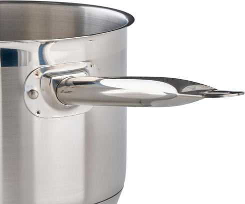 Winco Heavy-Duty Stainless Steel Sauce Pan with Cover, 4.5 Quart...