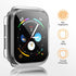 3 Pack Case for Apple Watch Series 3 38mm Hard PC Case with Tempered Glass Screen Protector Waterproof Anti-Scratch HD Ultra-Thin Full Protective ...